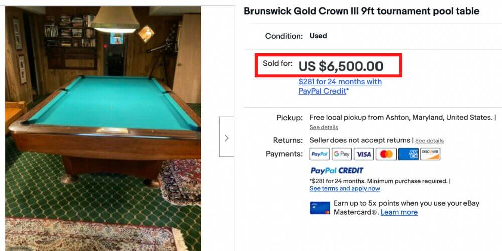 selling-pool-table-on-ebay