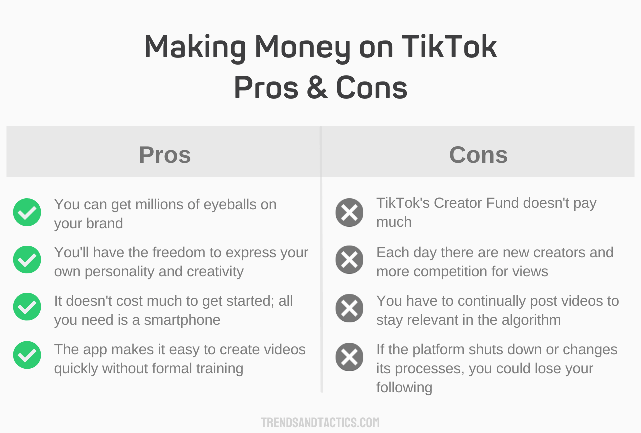 making-money-on-tiktok-pros-and-cons