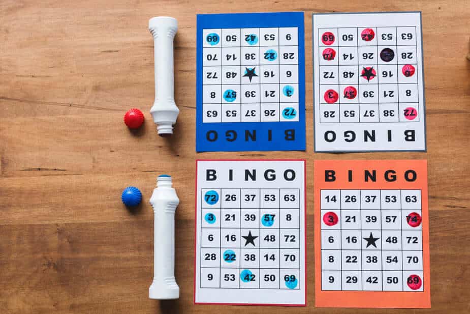 four-bingo-cards